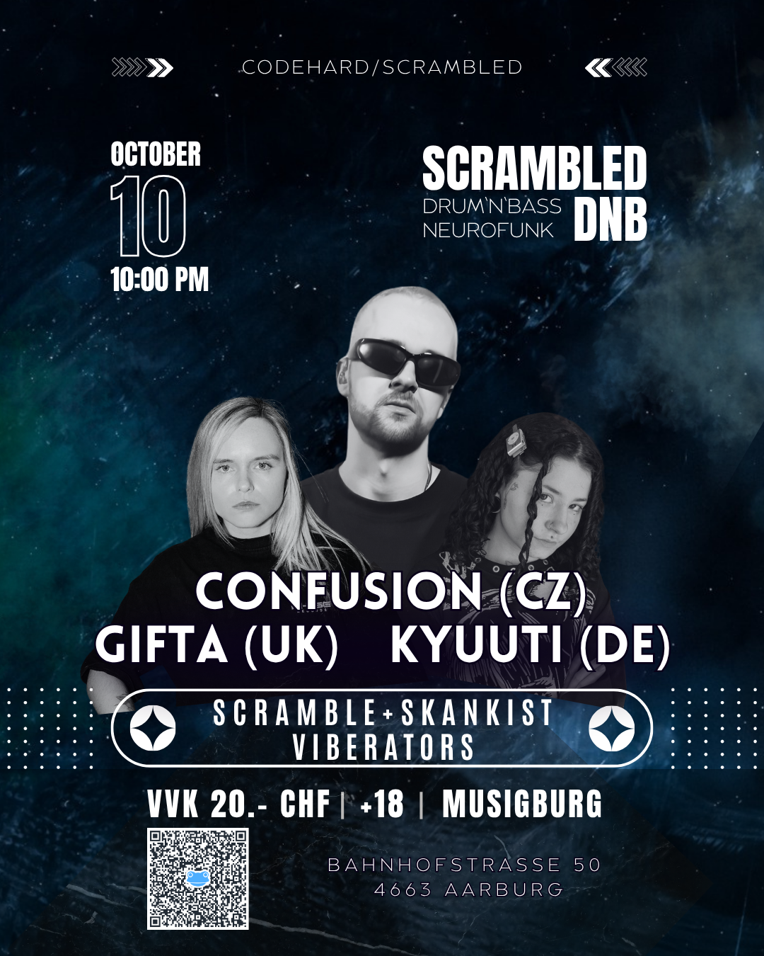 Scrambled DnB Party am 10.10.2026 22:00 Uhr